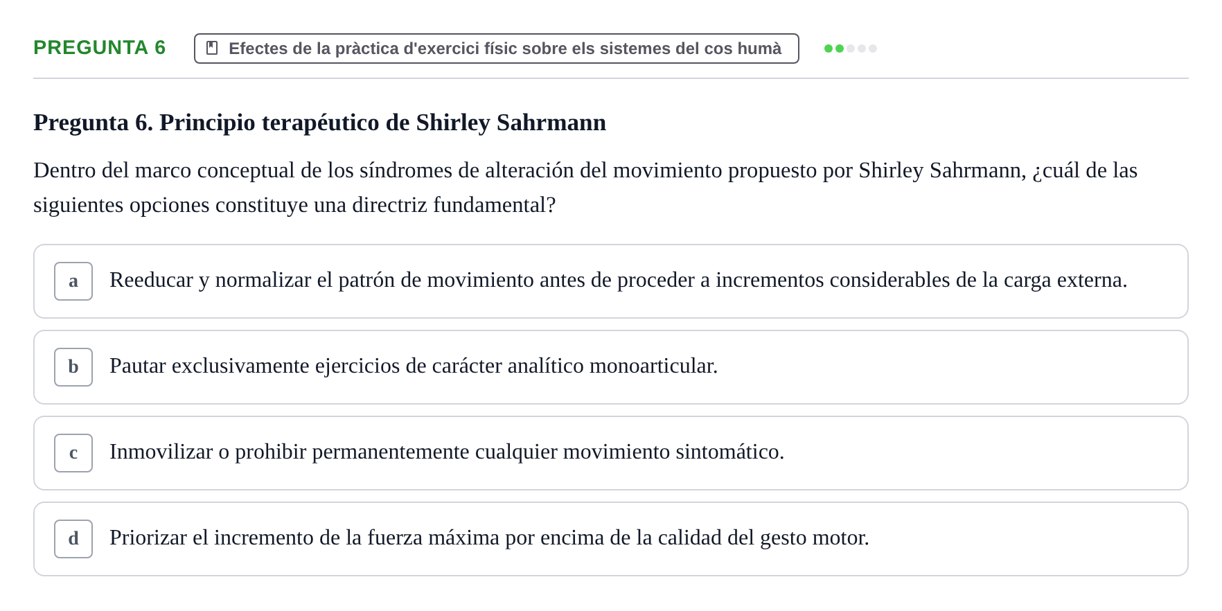 Enunciado: Pregunta 6