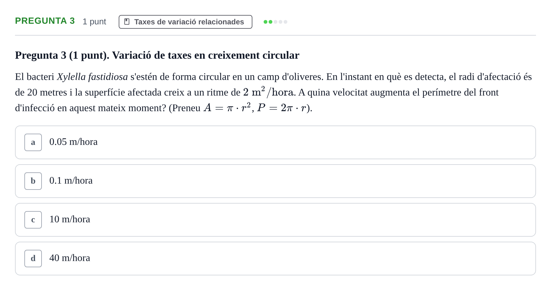 Enunciado: Pregunta 3 · Matemáticas UDG 2017