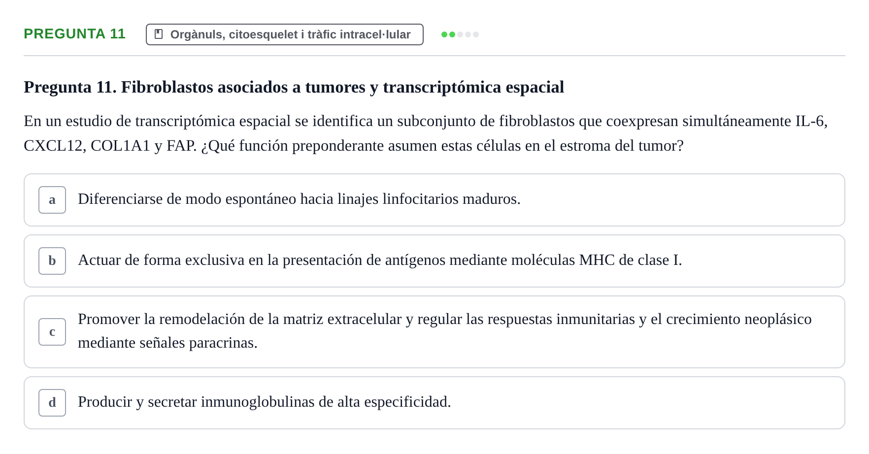 Enunciado: Pregunta 11