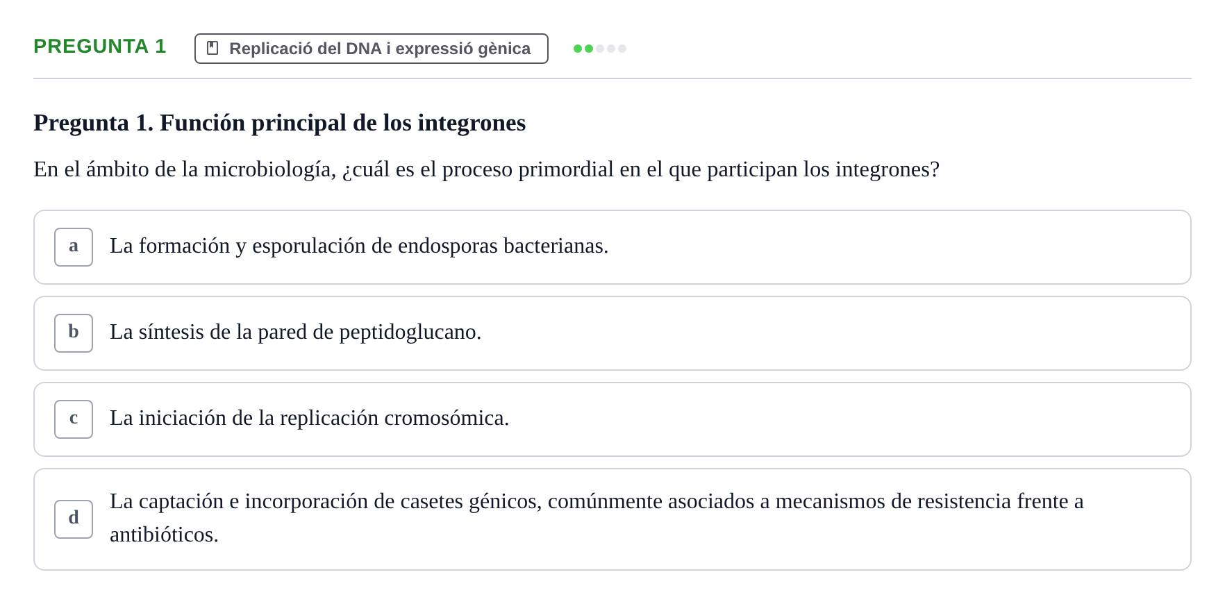 Enunciado: Pregunta 1