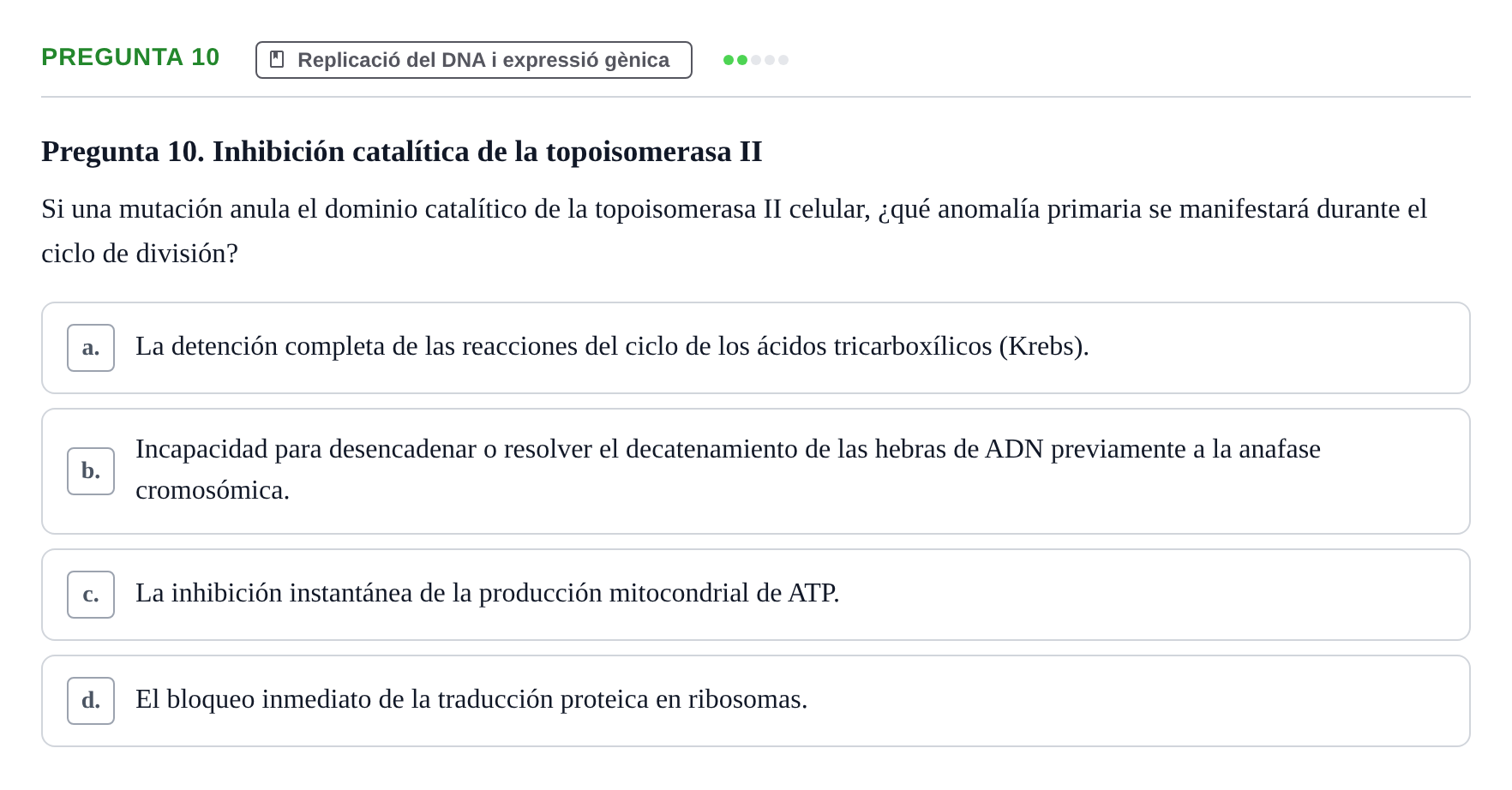 Enunciado: Pregunta 10