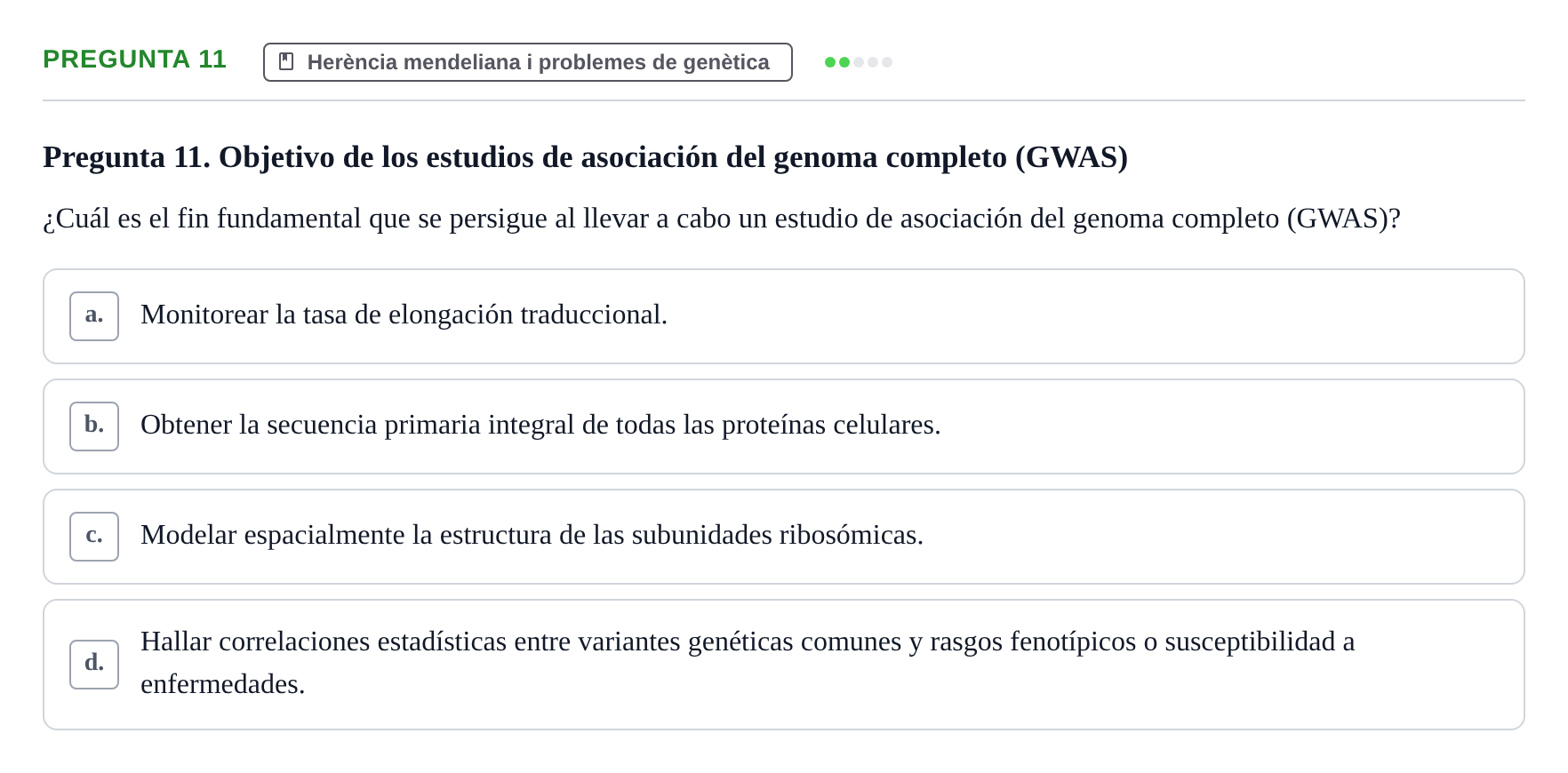 Enunciado: Pregunta 11