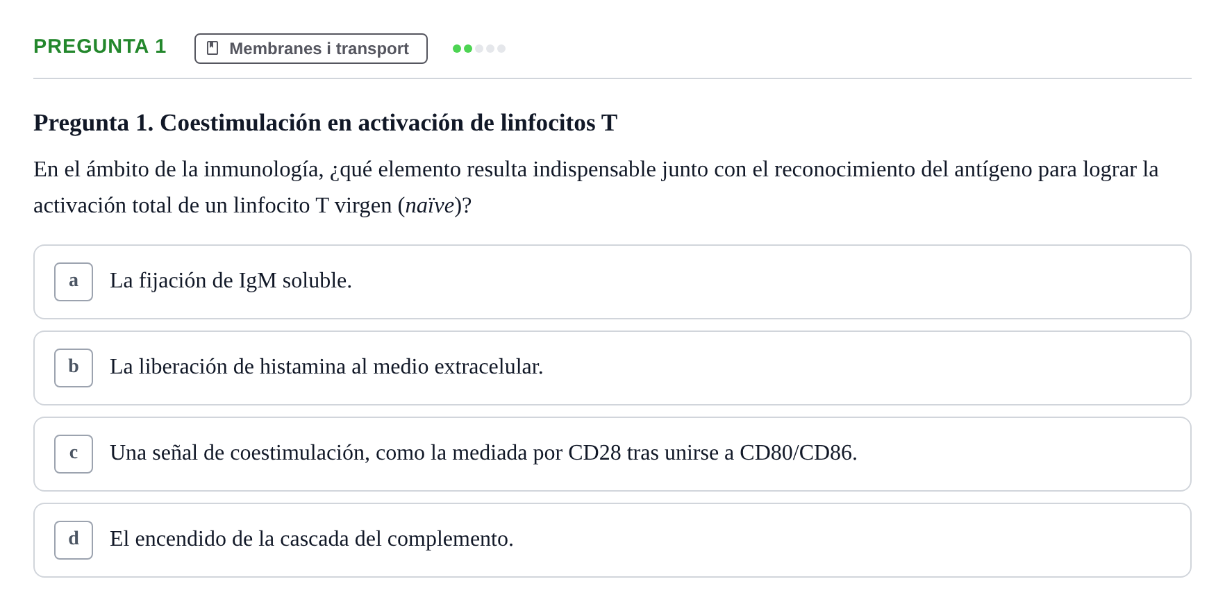 Enunciado: Pregunta 1