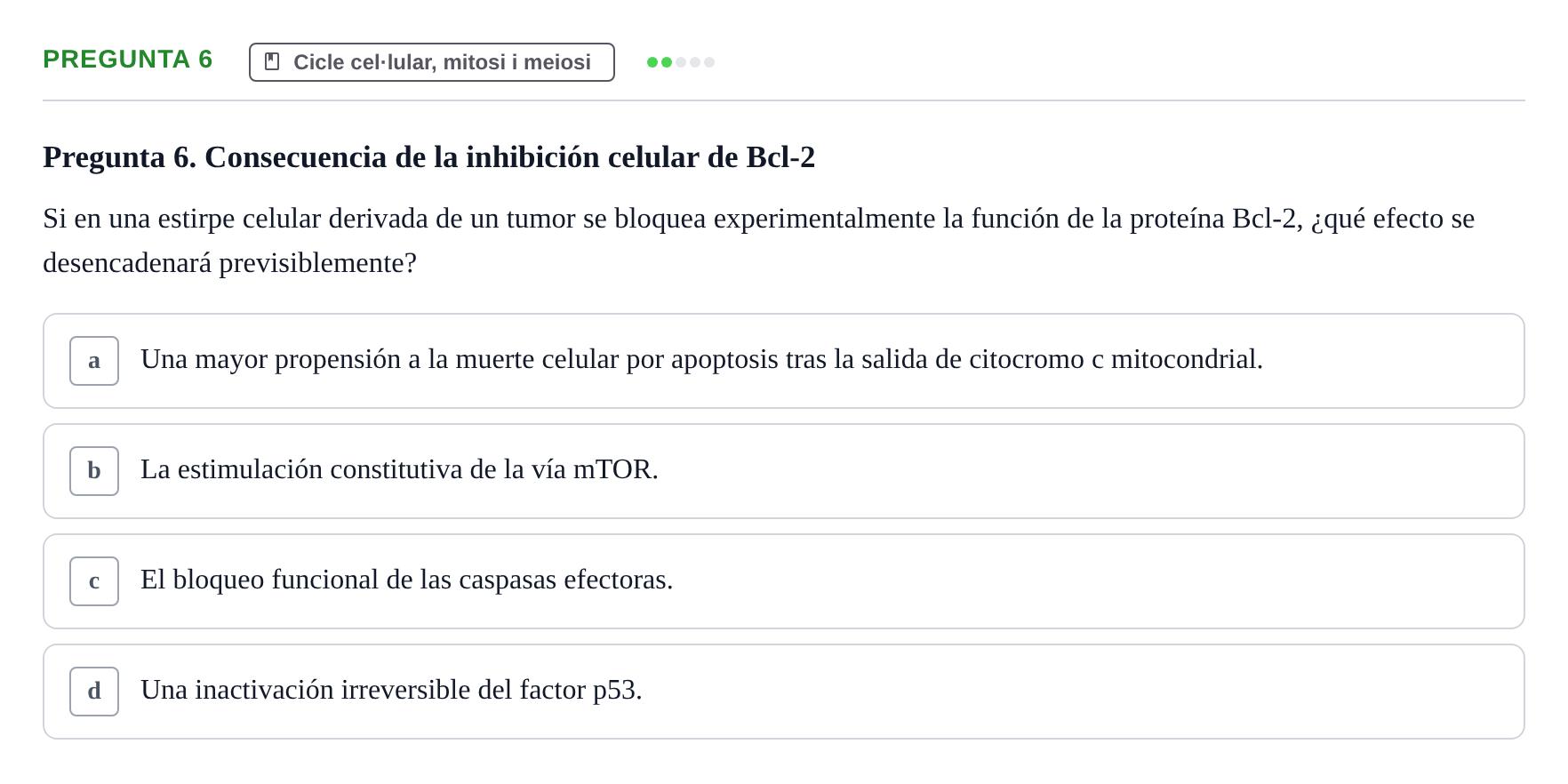 Enunciado: Pregunta 6