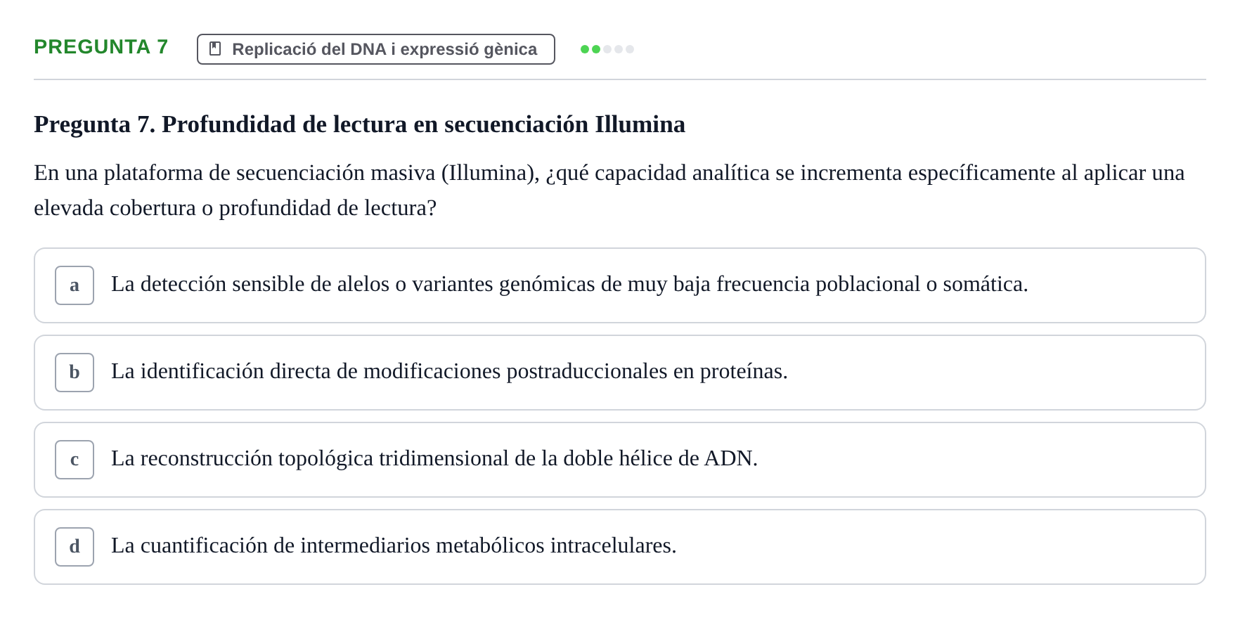 Enunciado: Pregunta 7