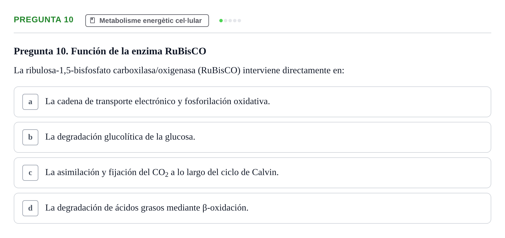 Enunciado: Pregunta 10