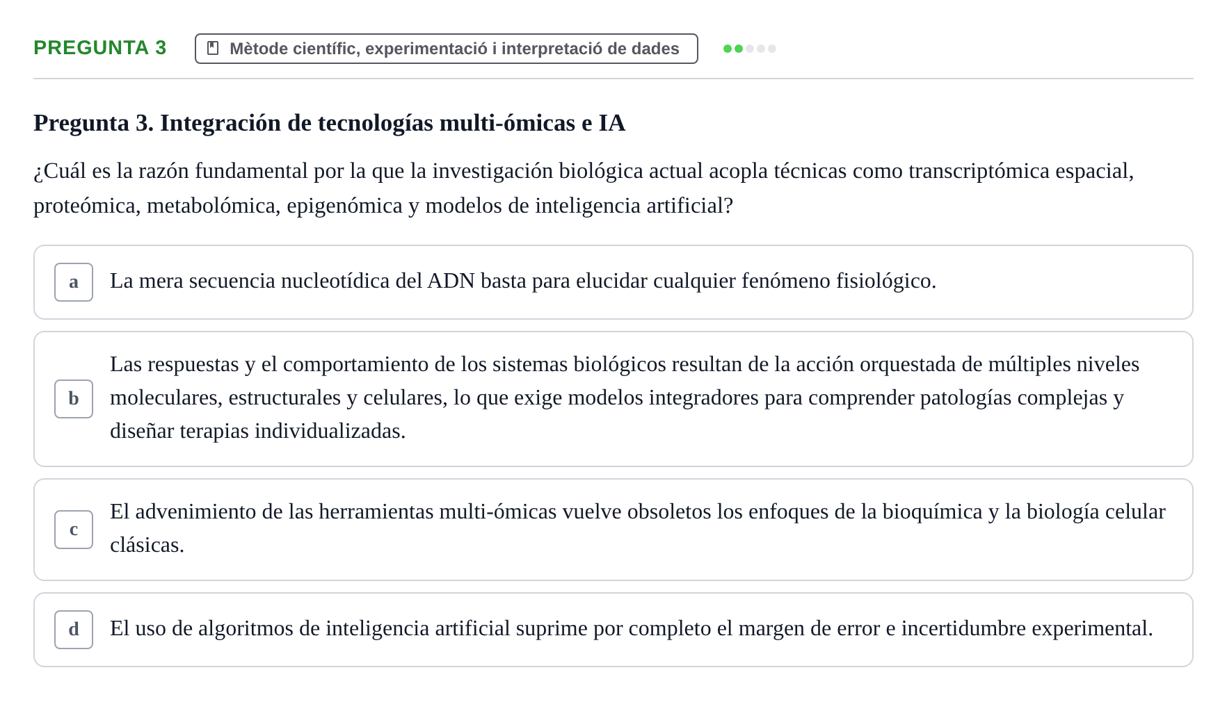 Enunciado: Pregunta 3