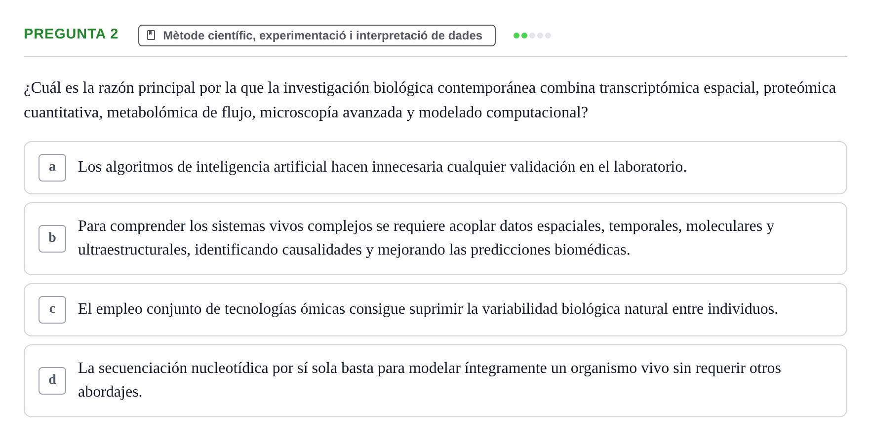 Enunciado: Pregunta 2