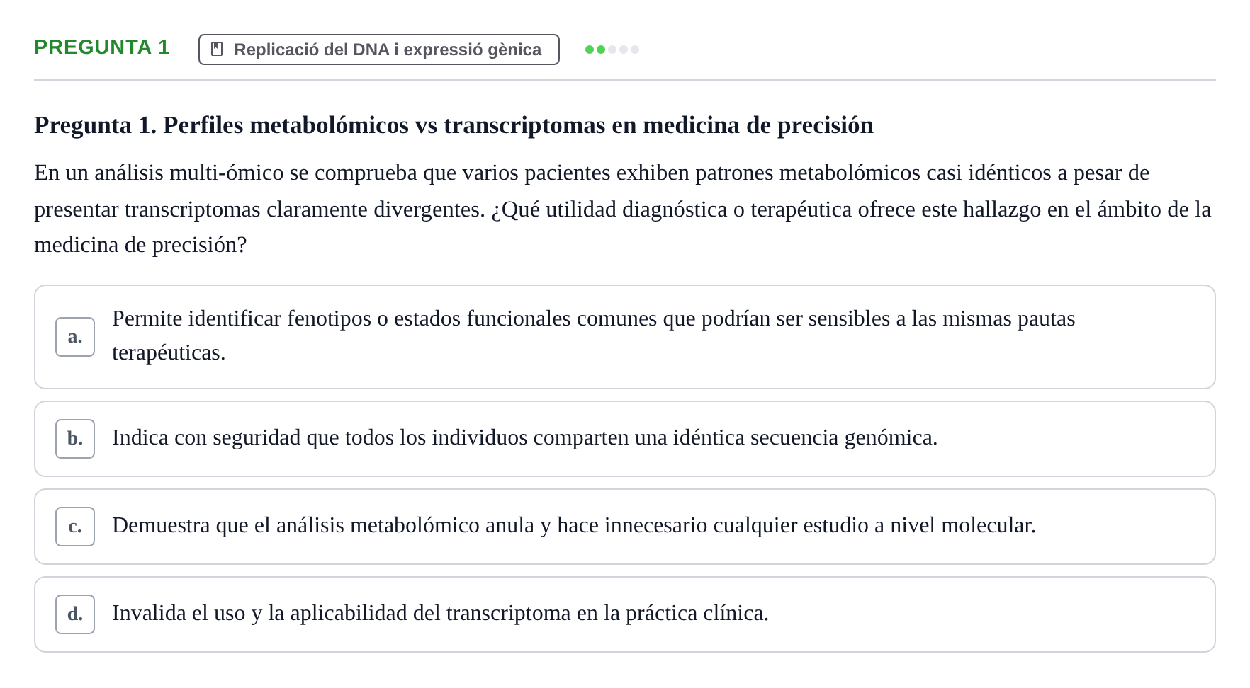 Enunciado: Pregunta 1