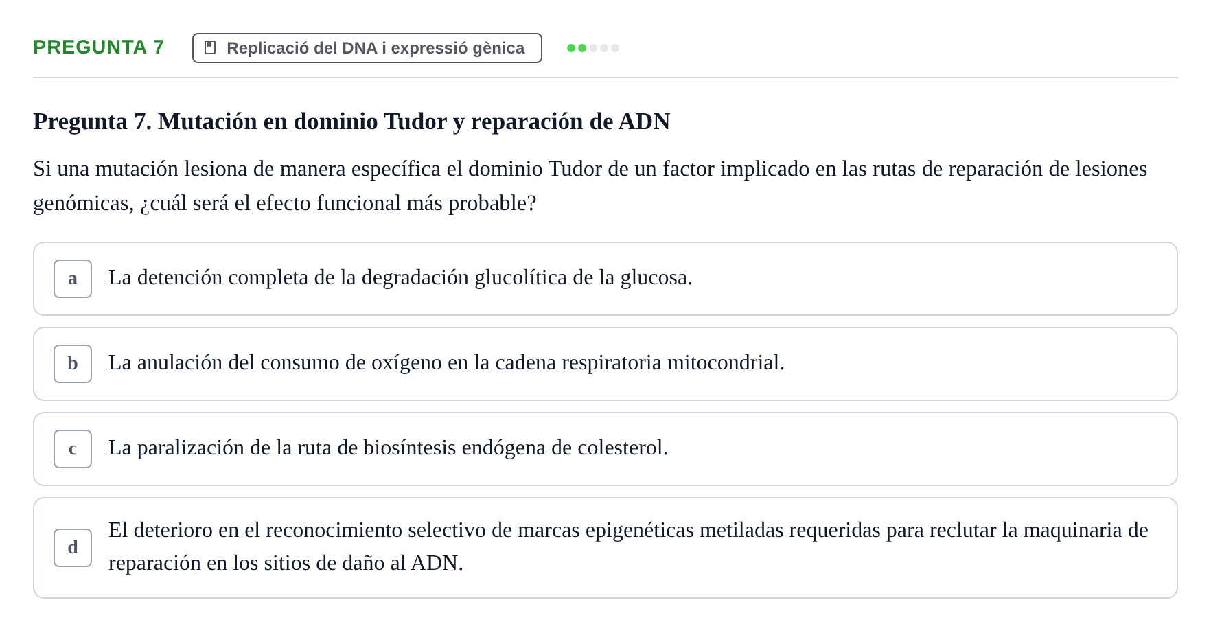 Enunciado: Pregunta 7