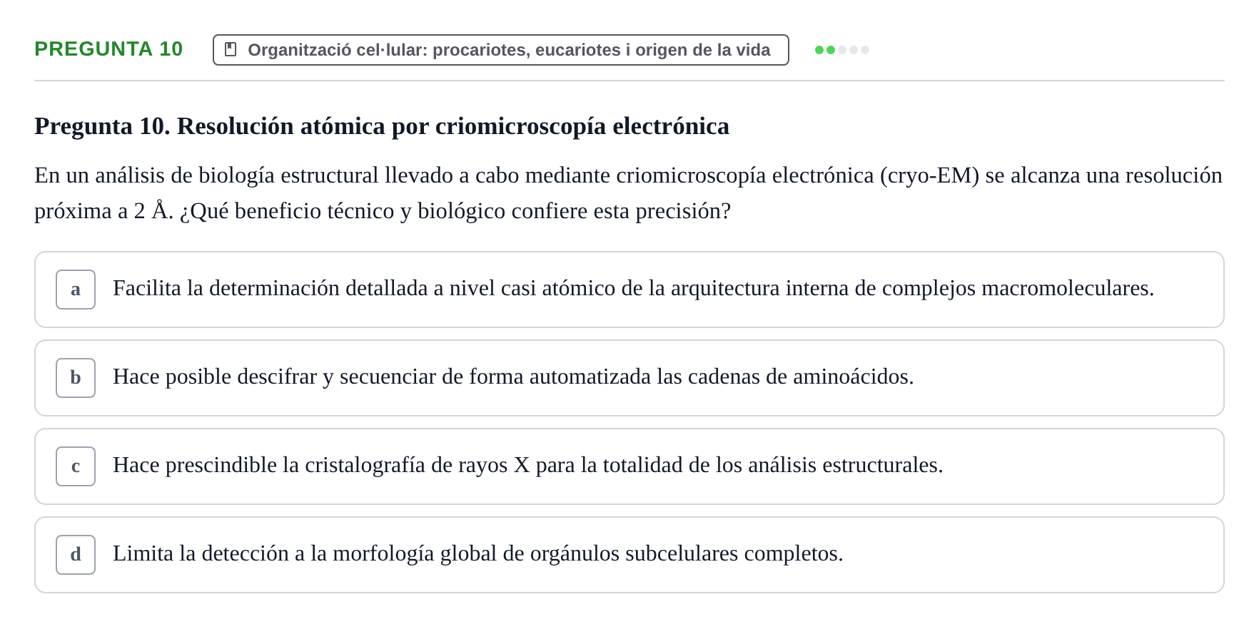 Enunciado: Pregunta 10