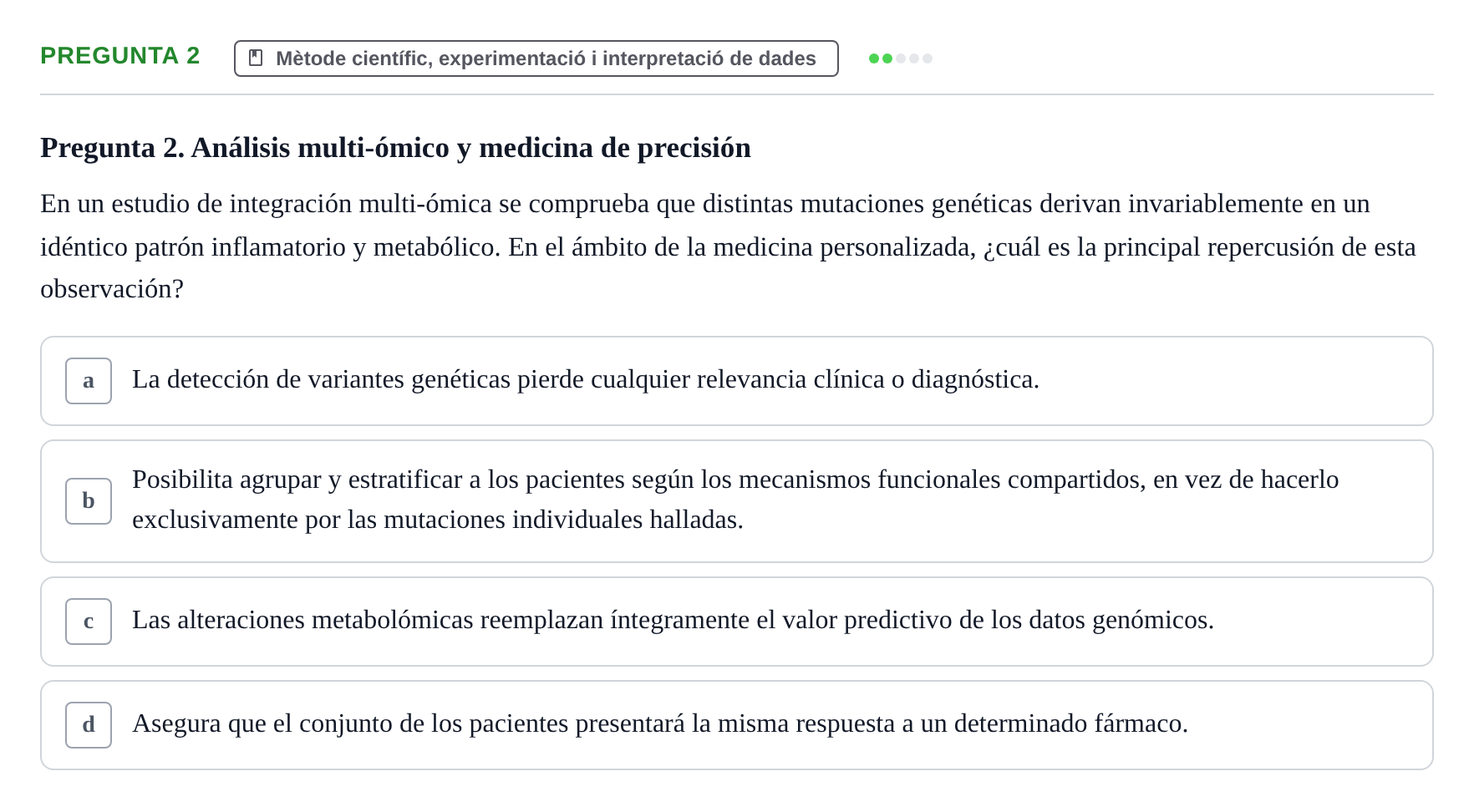 Enunciado: Pregunta 2