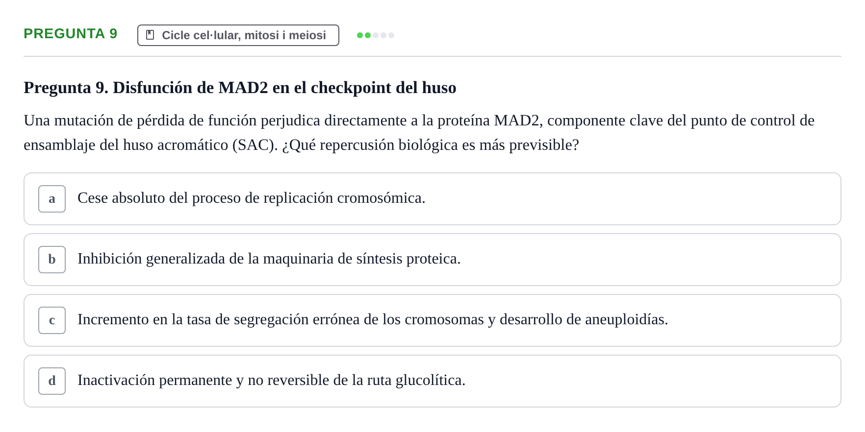 Enunciado: Pregunta 9