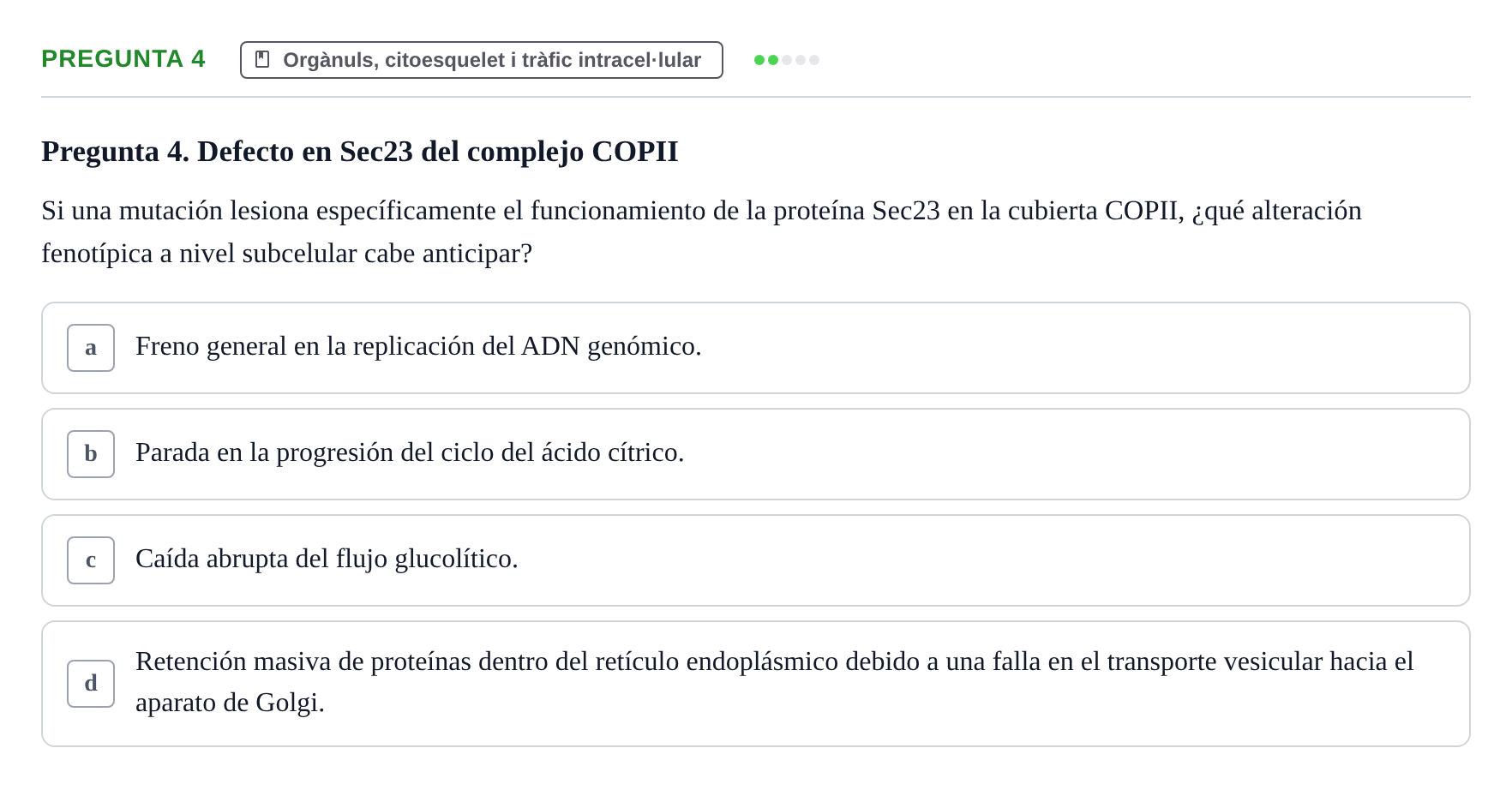 Enunciado: Pregunta 4