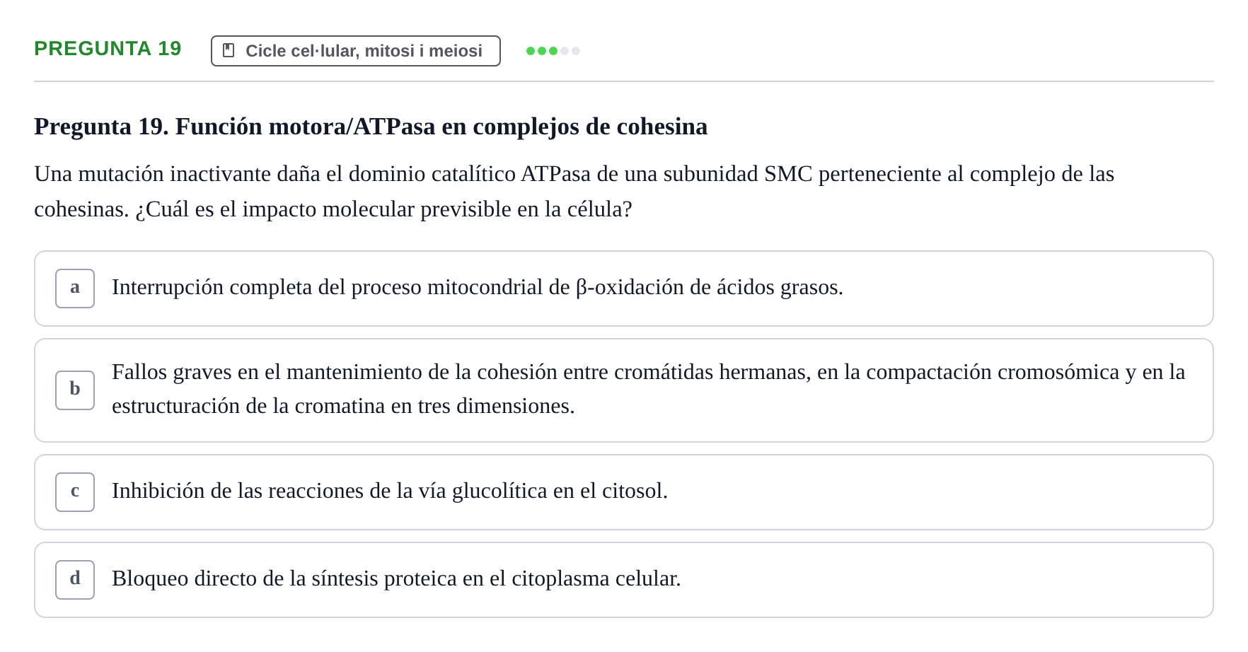 Enunciado: Pregunta 19