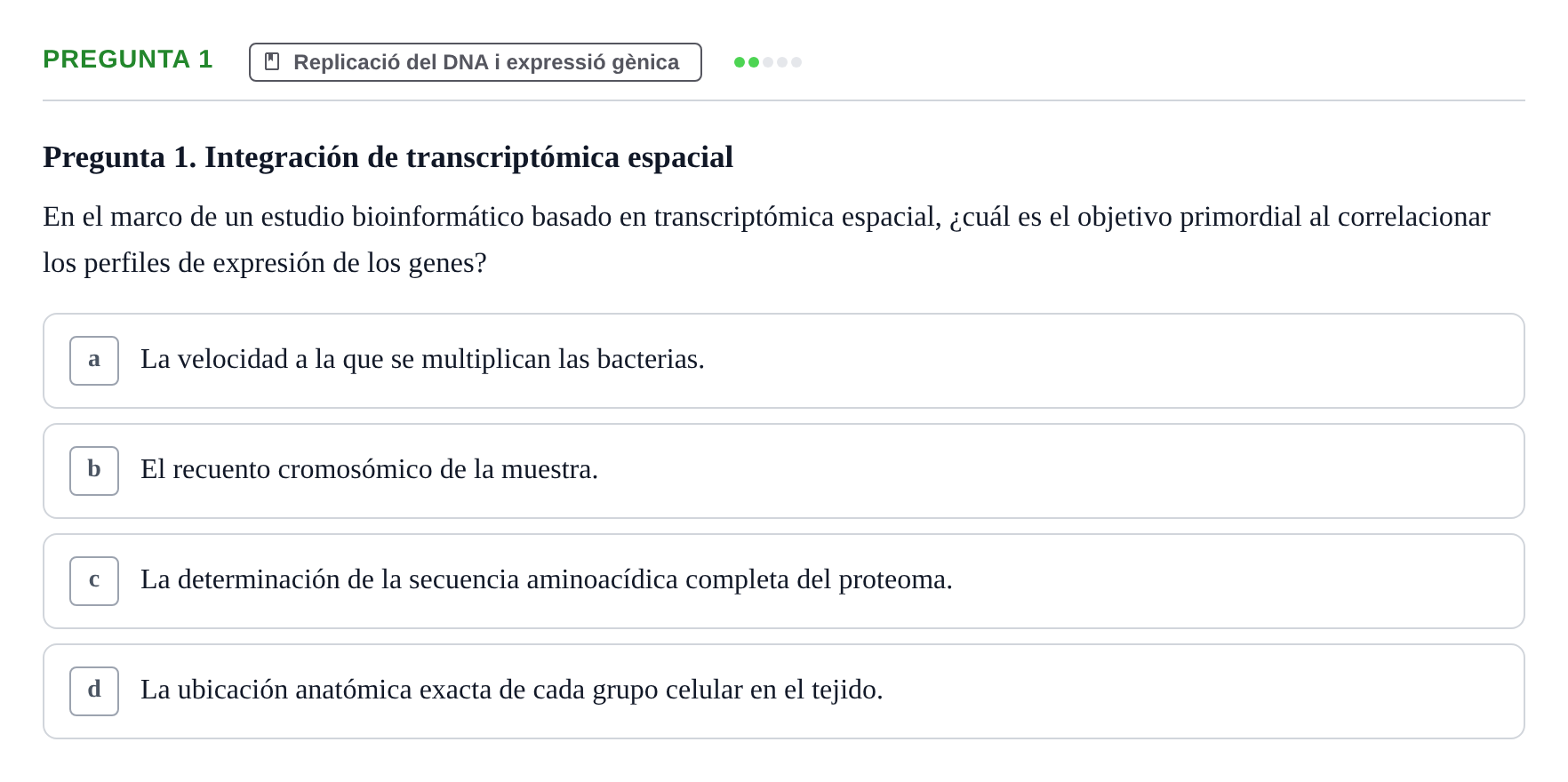 Enunciado: Pregunta 1