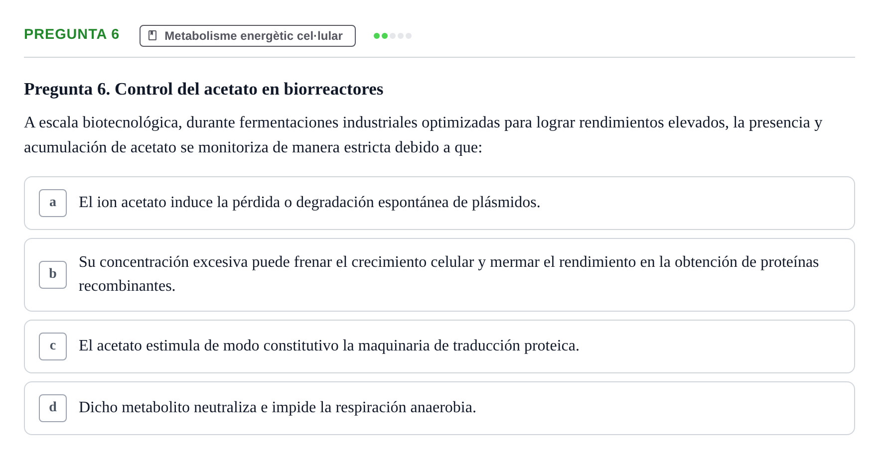 Enunciado: Pregunta 6