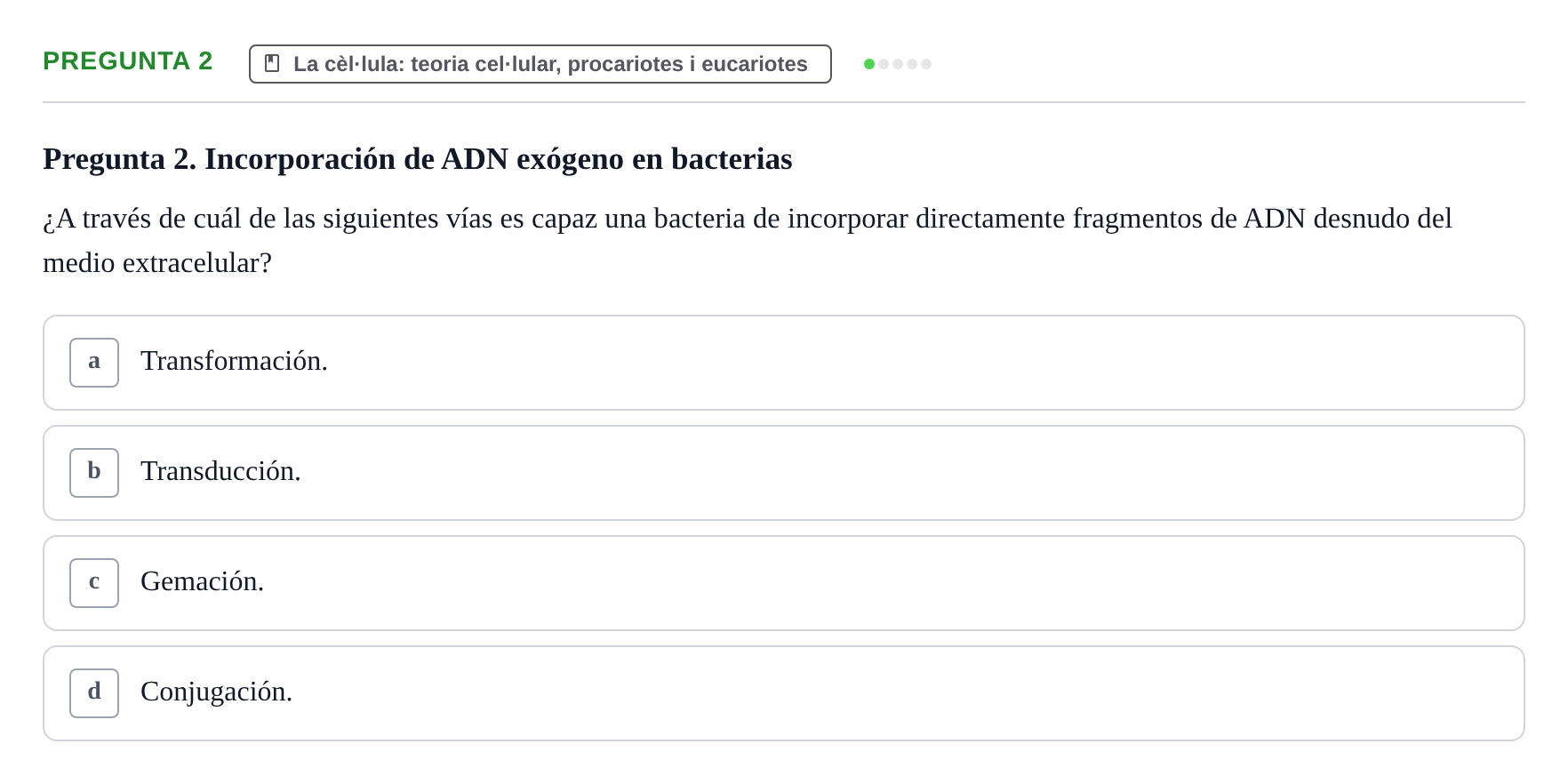 Enunciado: Pregunta 2