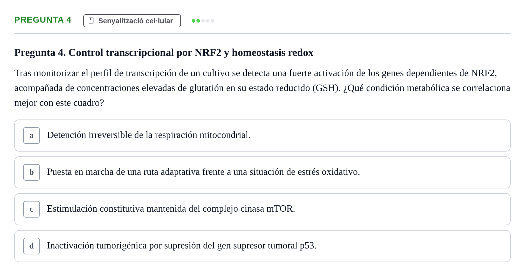 Enunciado: Pregunta 4
