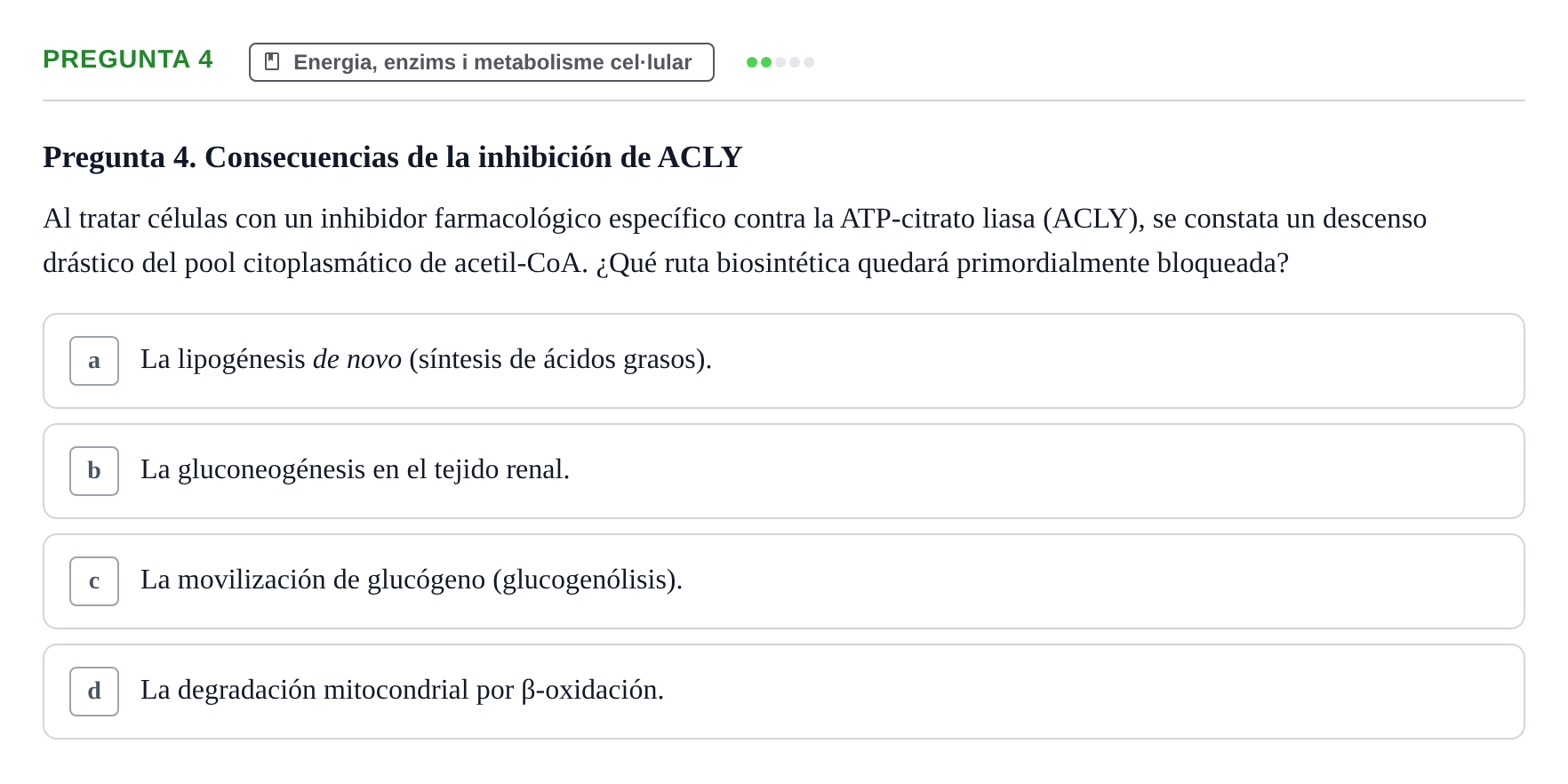 Enunciado: Pregunta 4