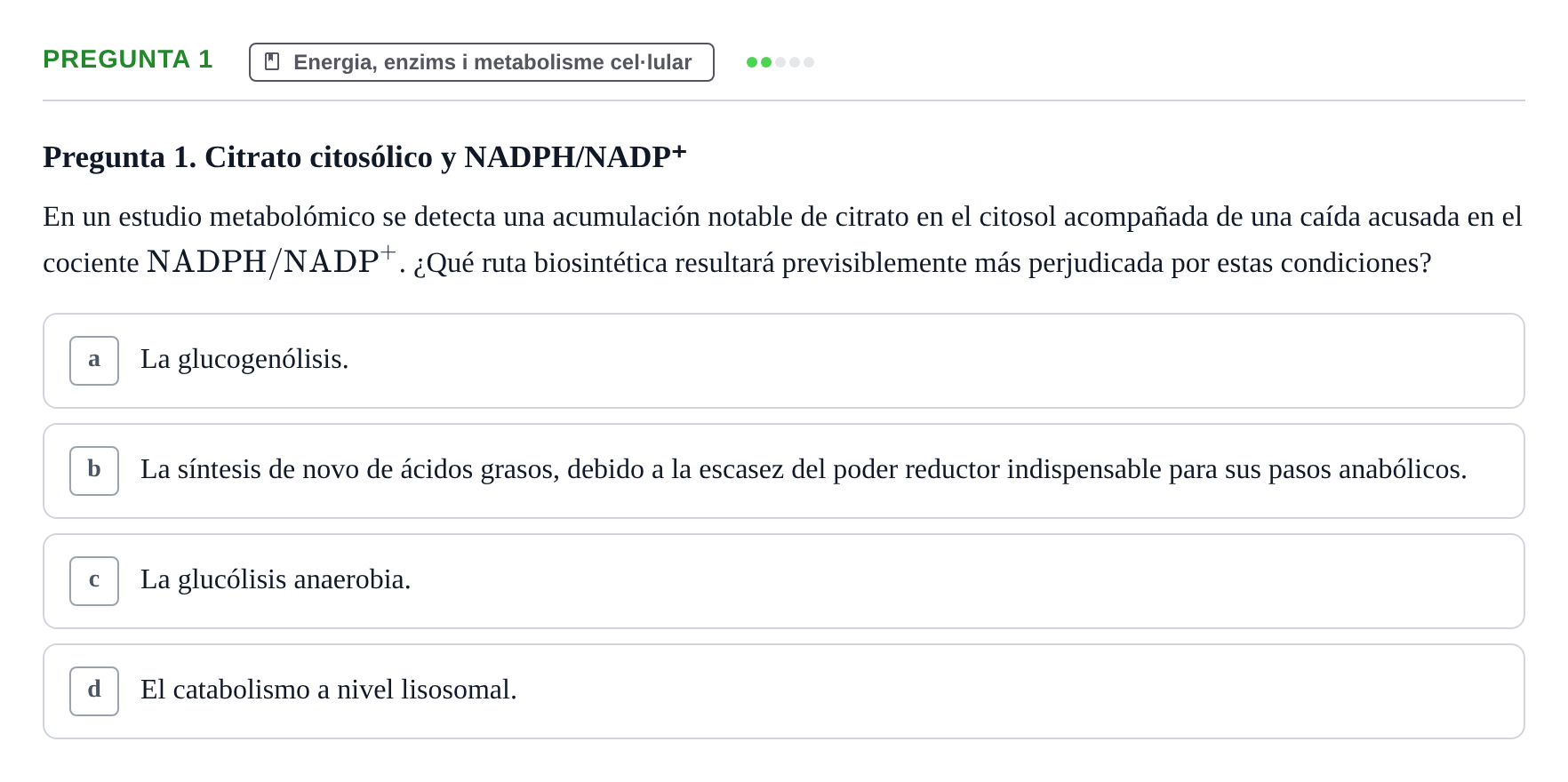 Enunciado: Pregunta 1