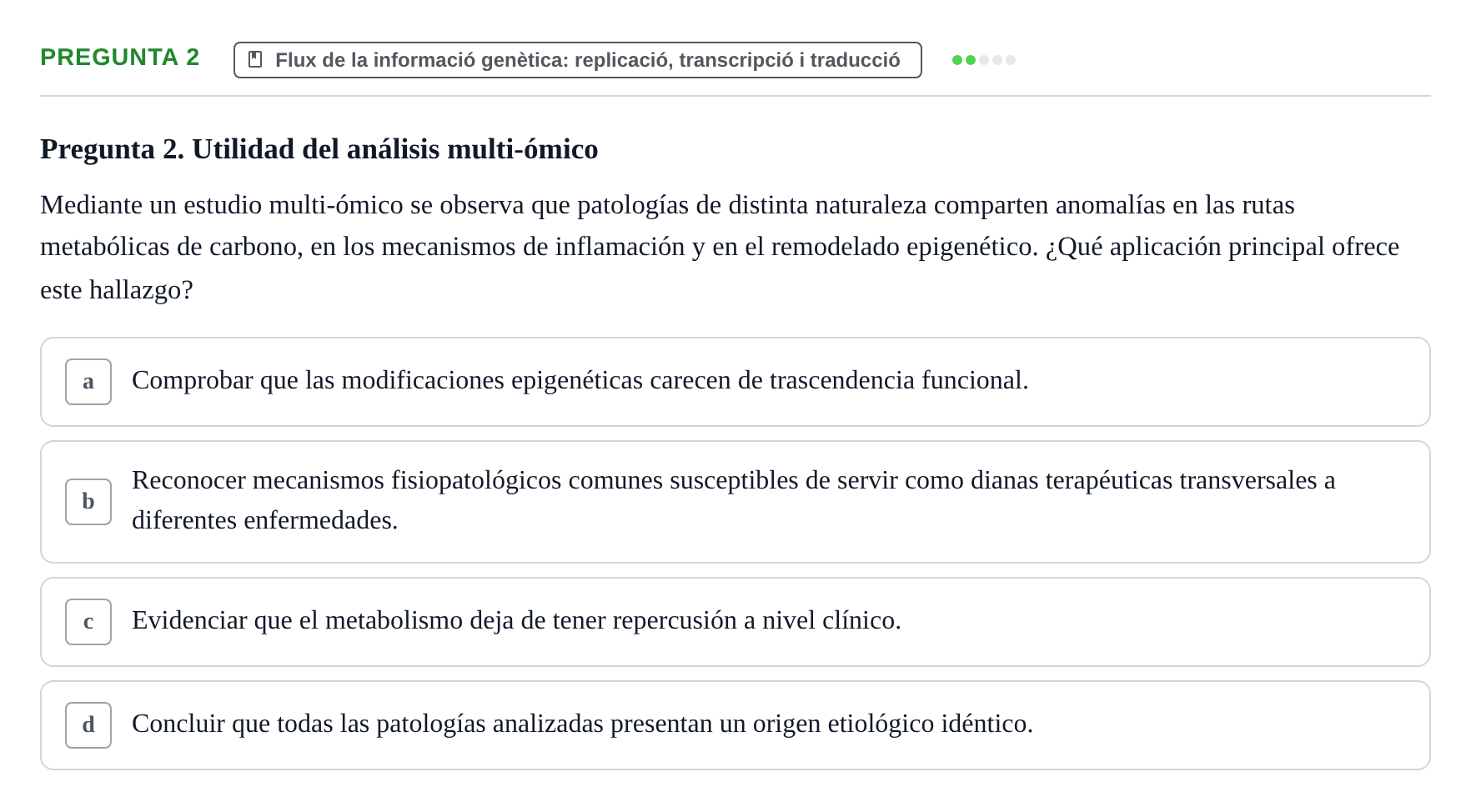 Enunciado: Pregunta 2