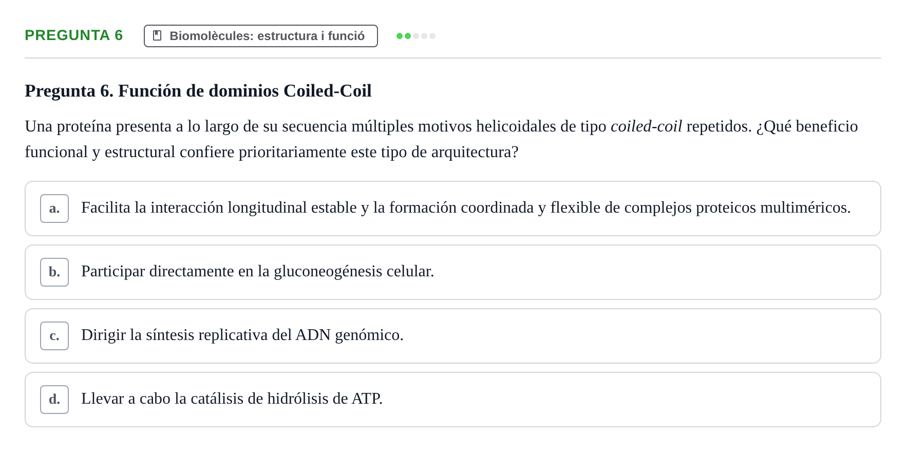 Enunciado: Pregunta 6