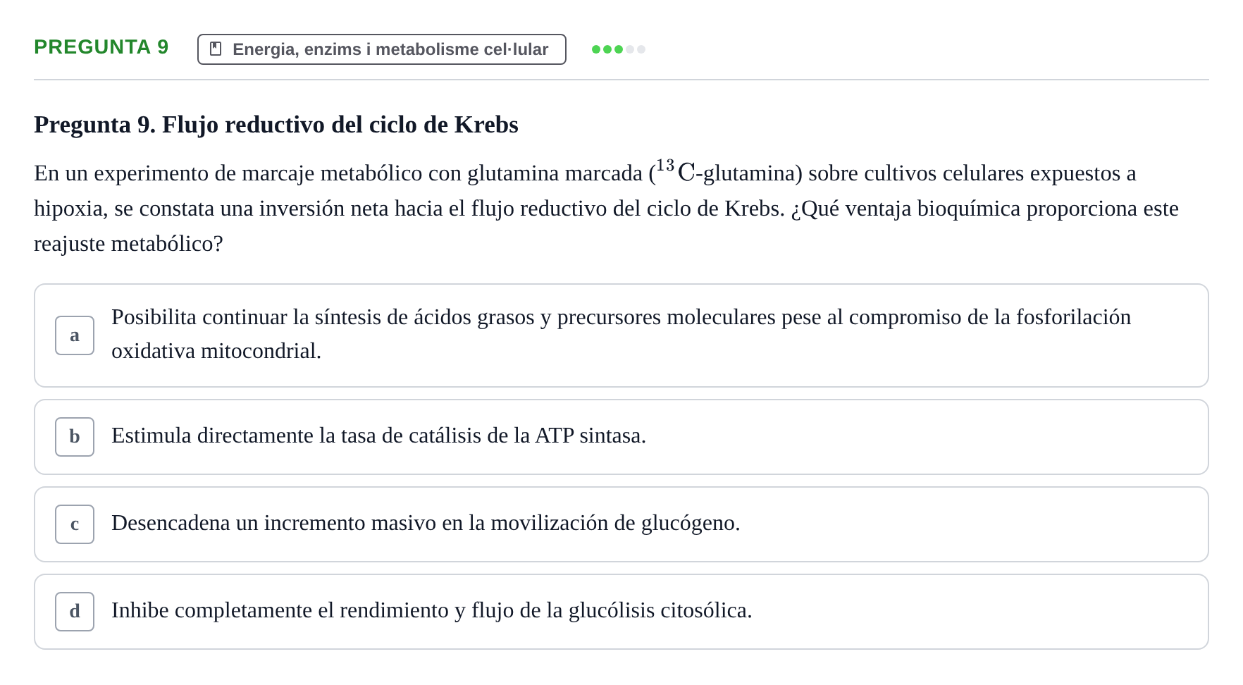 Enunciado: Pregunta 9