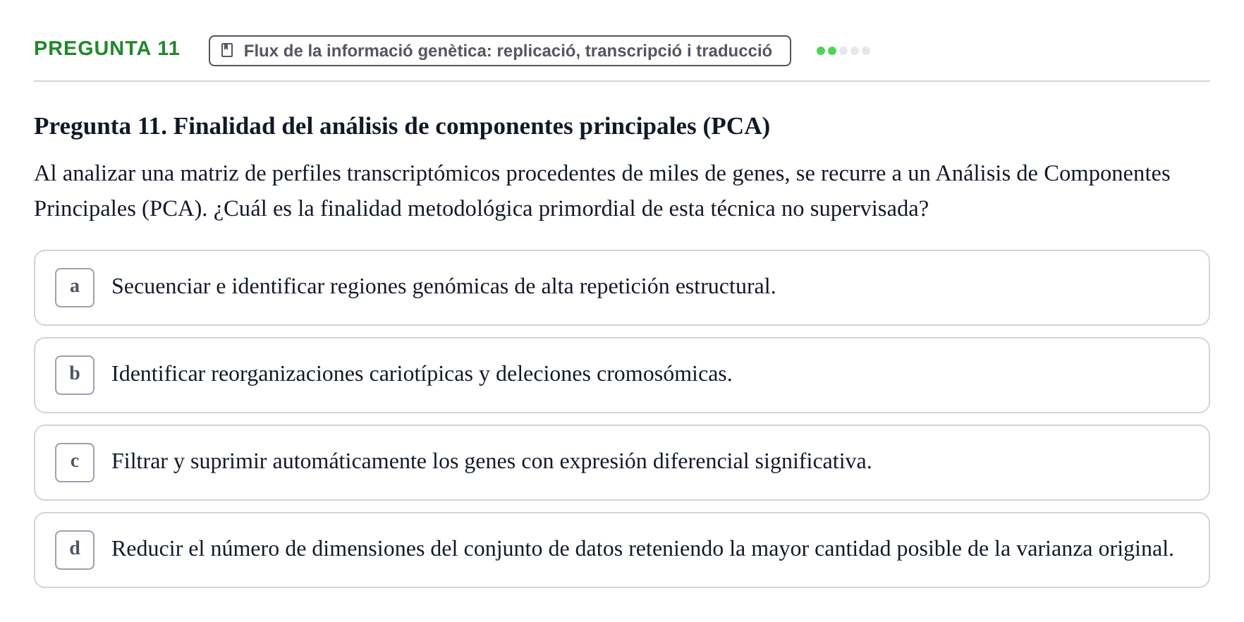 Enunciado: Pregunta 11