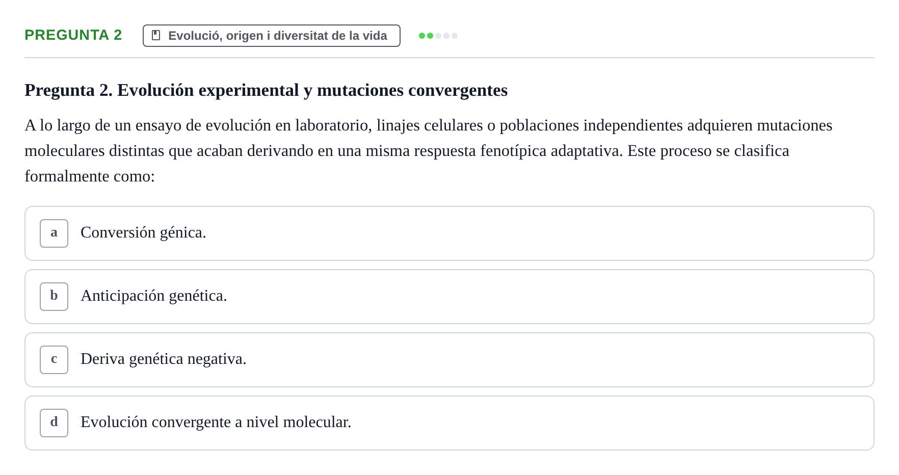 Enunciado: Pregunta 2