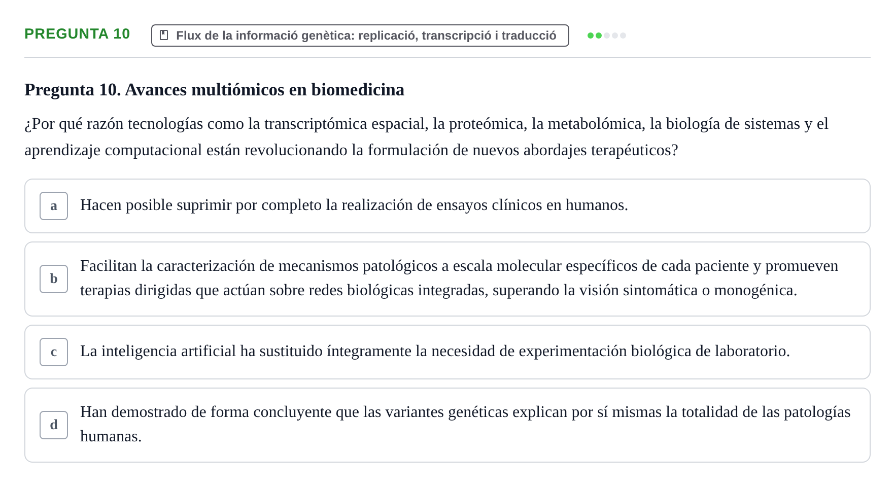 Enunciado: Pregunta 10