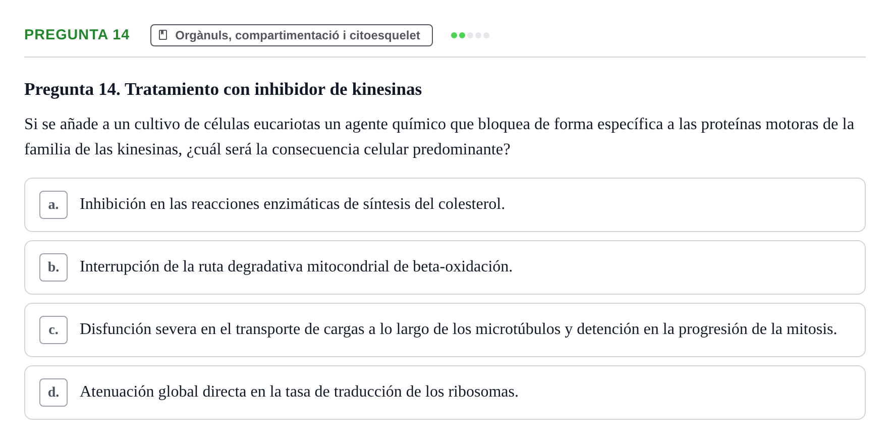 Enunciado: Pregunta 14