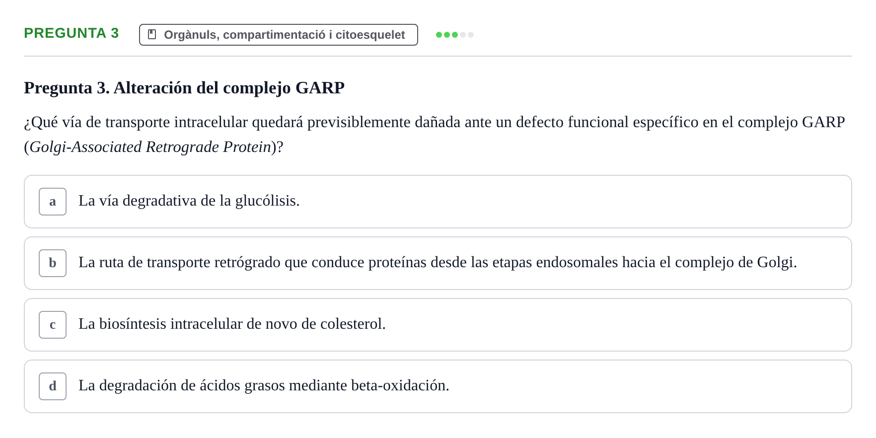 Enunciado: Pregunta 3
