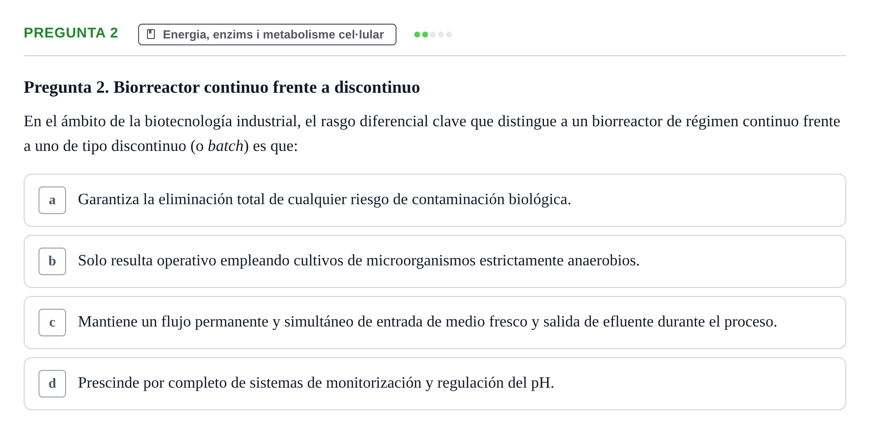 Enunciado: Pregunta 2
