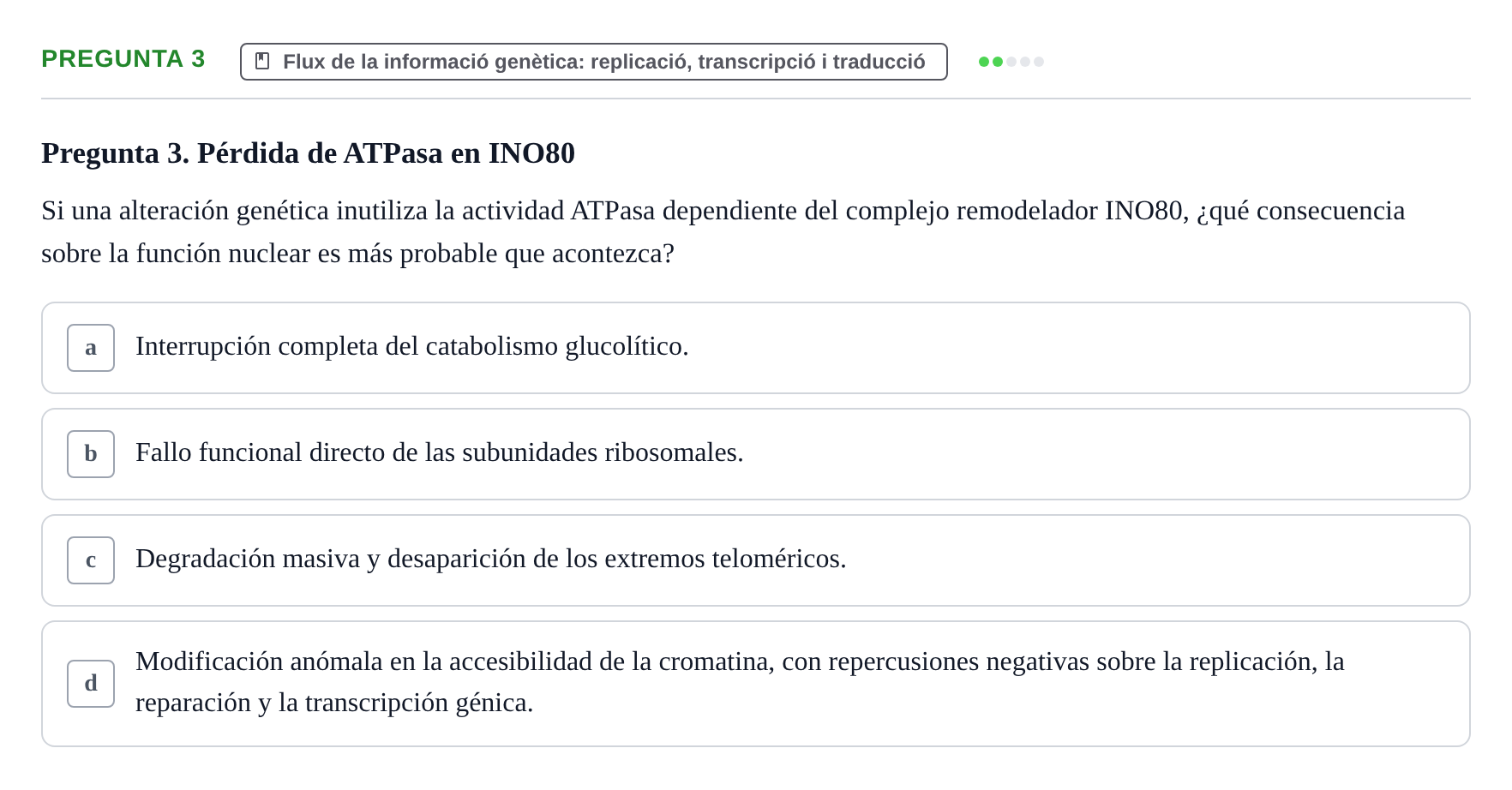Enunciado: Pregunta 3