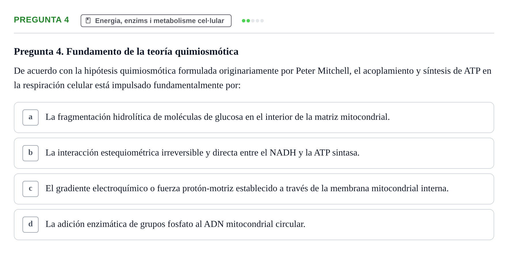 Enunciado: Pregunta 4