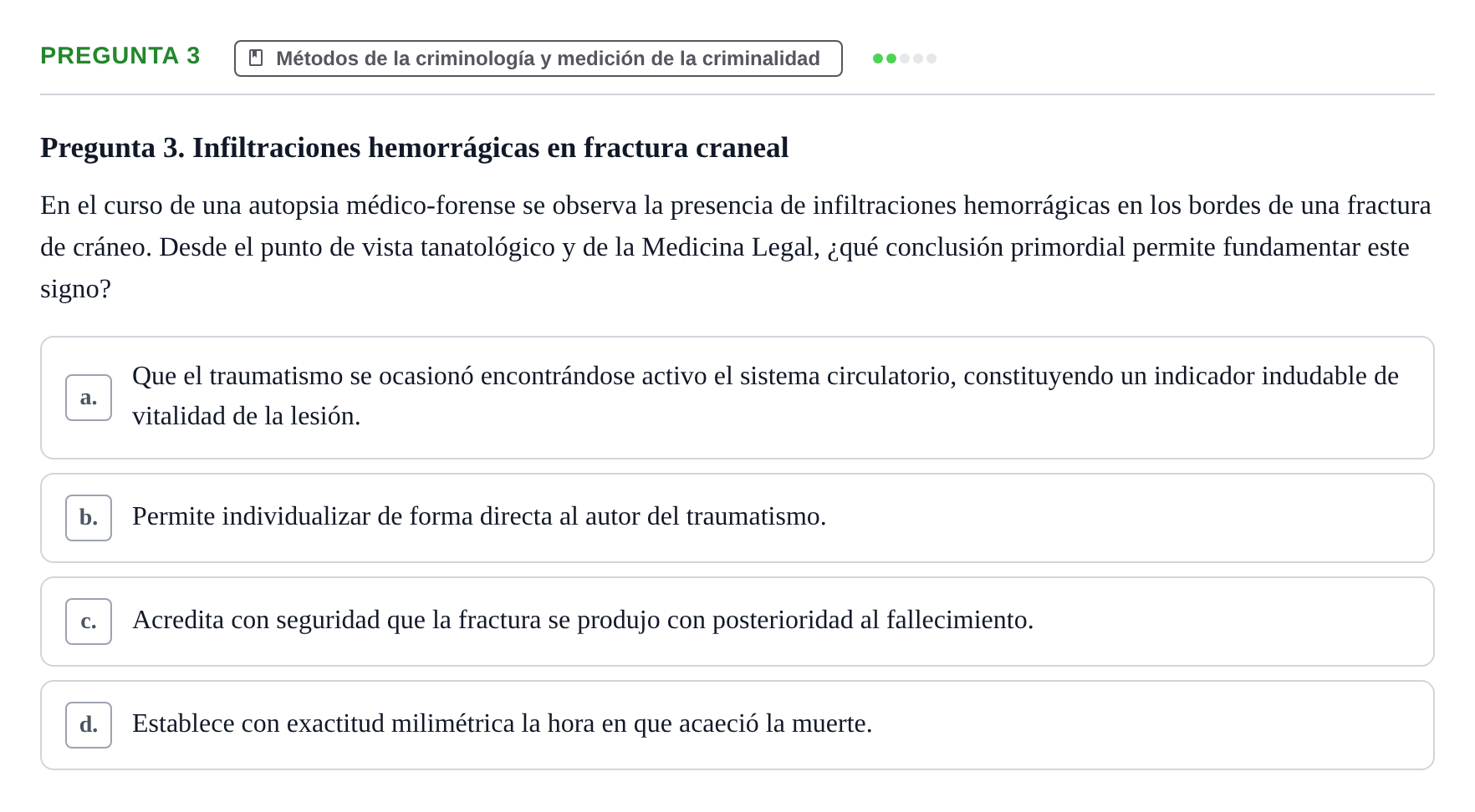 Enunciado: Pregunta 3