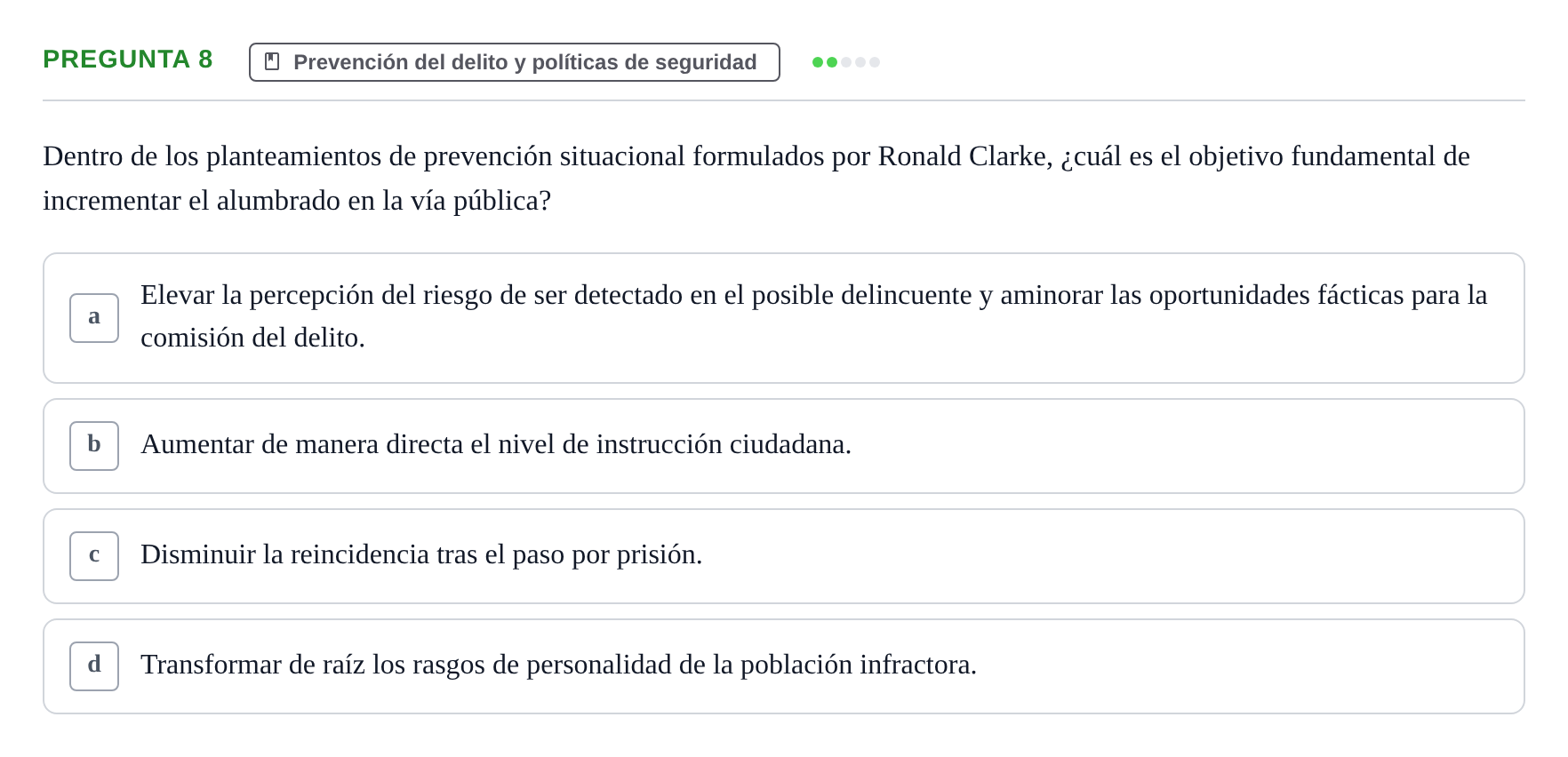 Enunciado: Pregunta 8