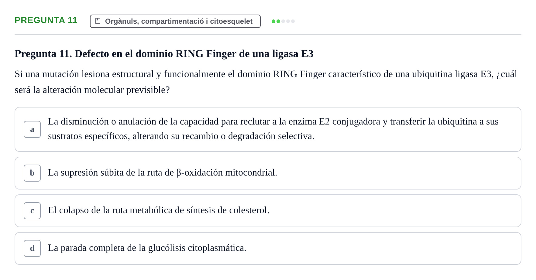 Enunciado: Pregunta 11