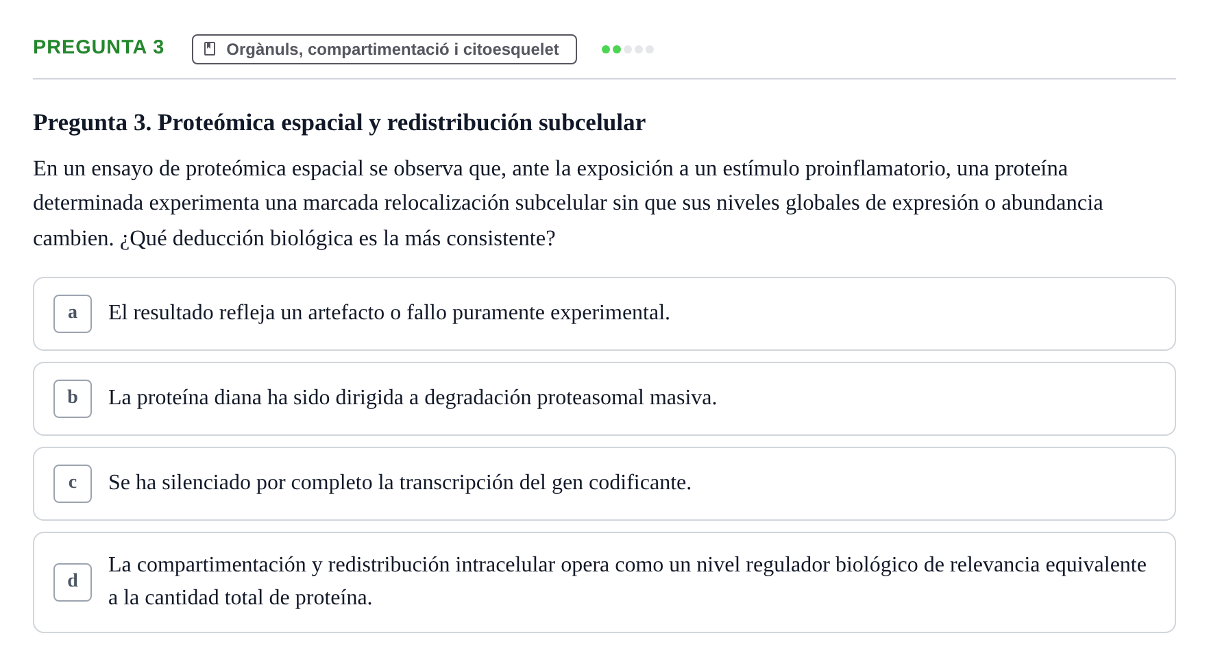Enunciado: Pregunta 3