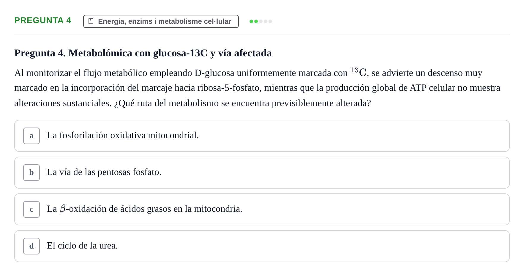 Enunciado: Pregunta 4