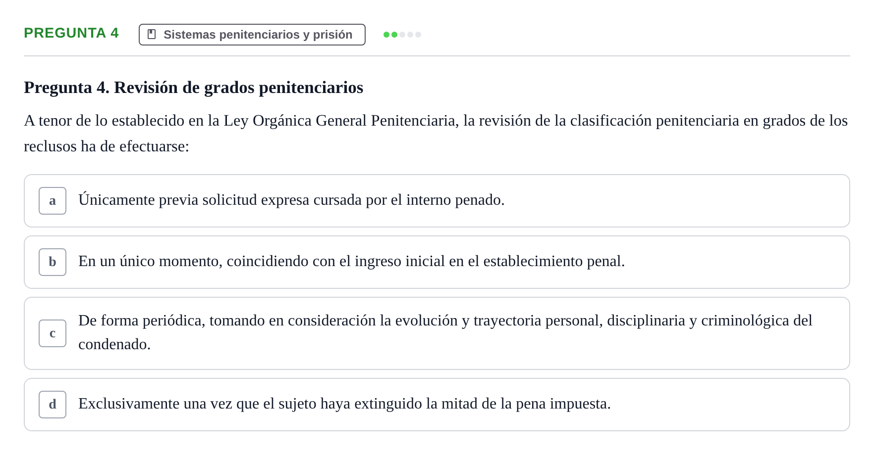 Enunciado: Pregunta 4