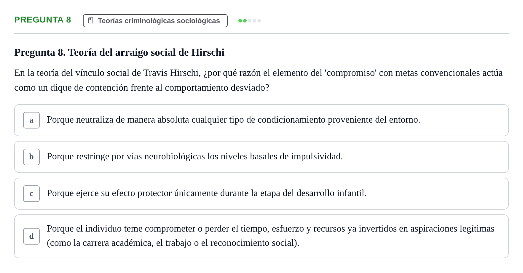 Enunciado: Pregunta 8