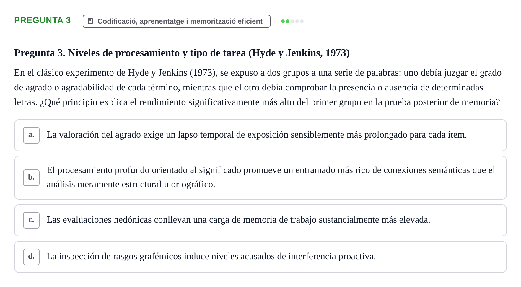 Enunciado: Pregunta 3 · Memoria I Representació UB 2008