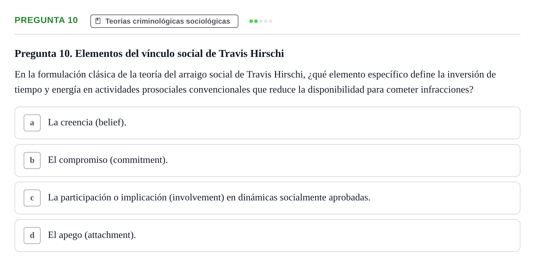 Enunciado: Pregunta 10