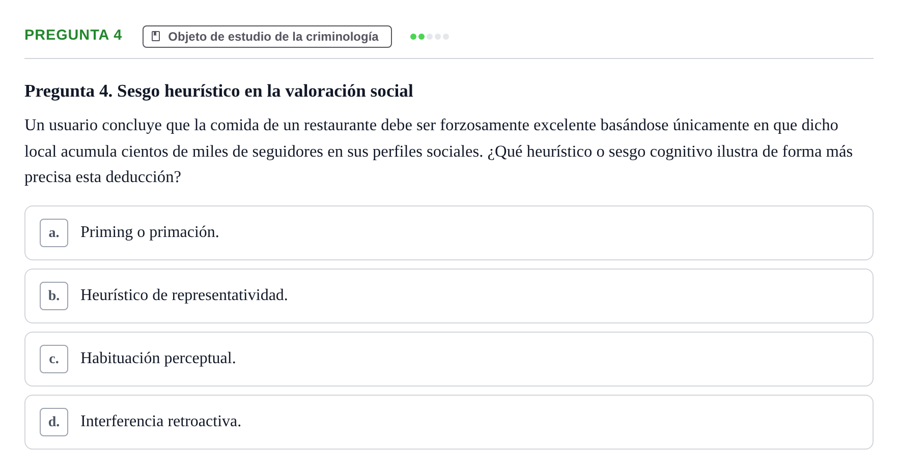 Enunciado: Pregunta 4
