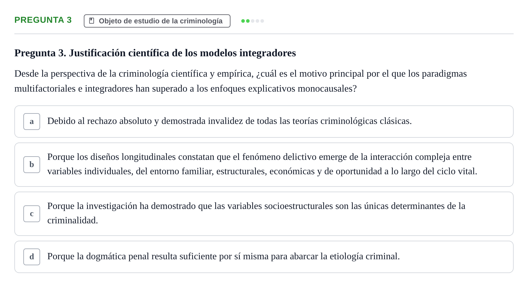 Enunciado: Pregunta 3