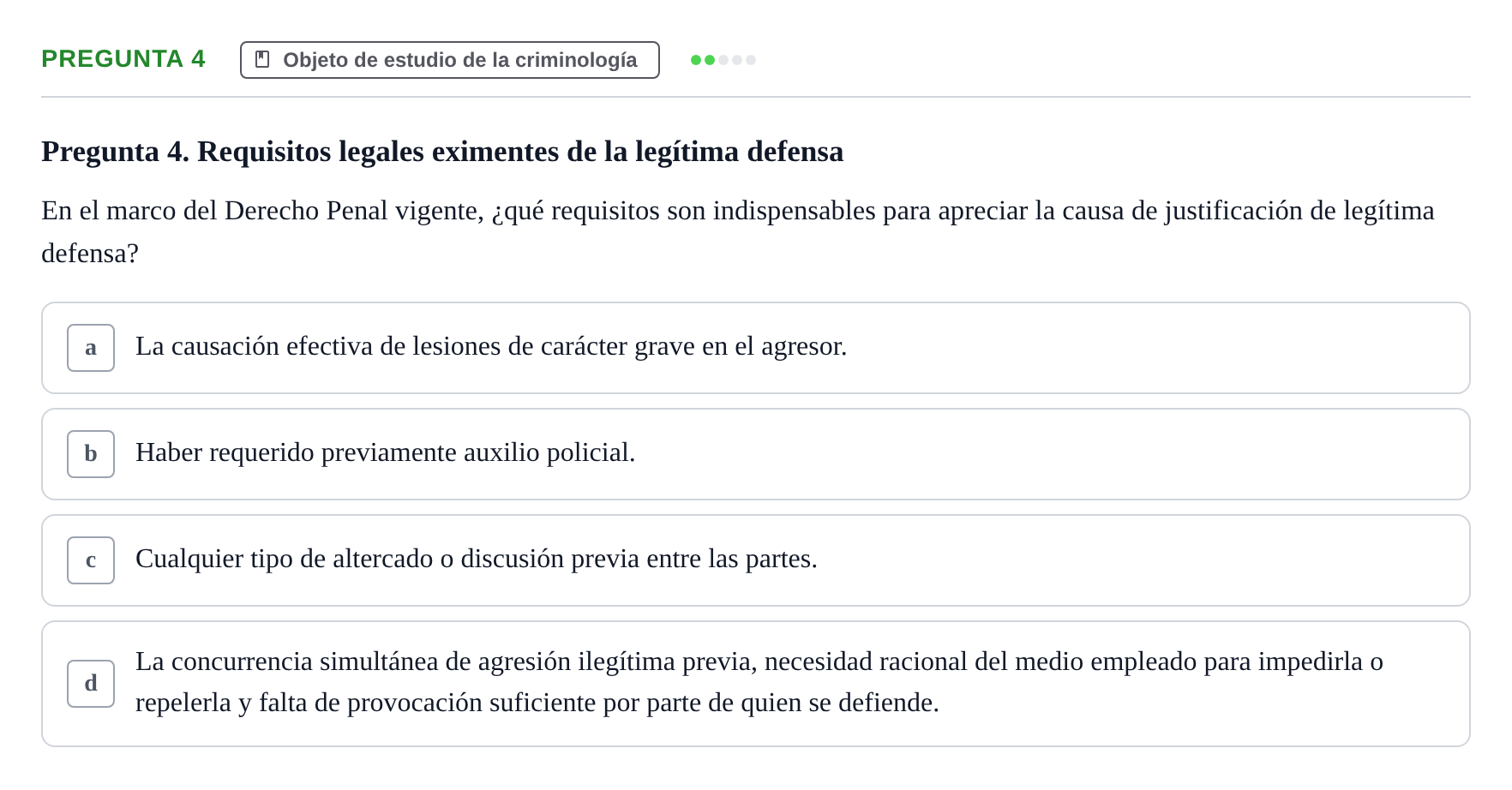Enunciado: Pregunta 4