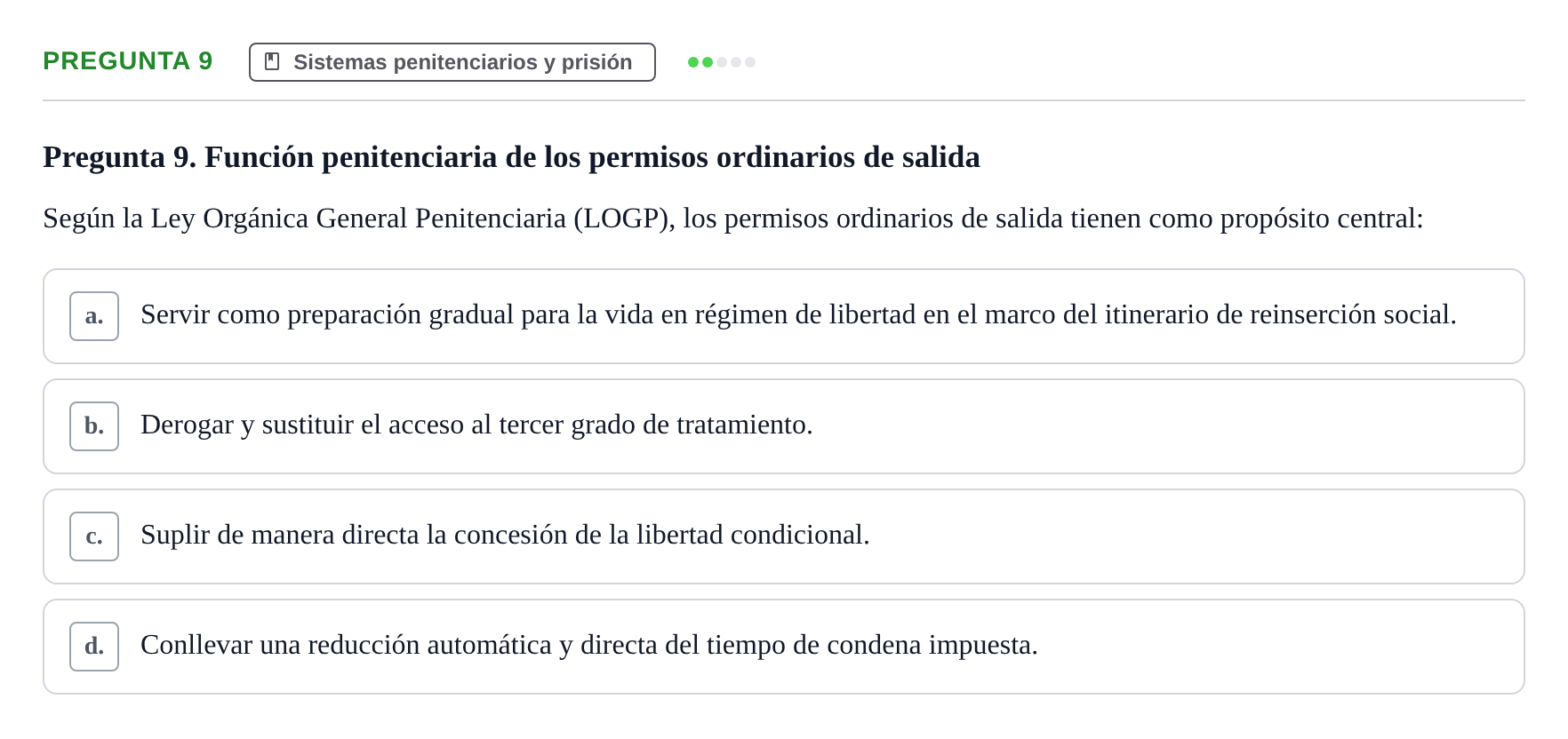 Enunciado: Pregunta 9