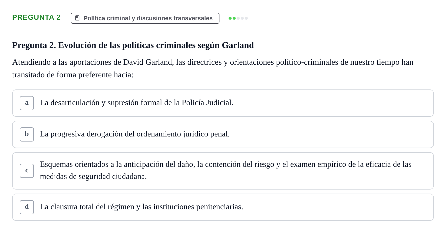 Enunciado: Pregunta 2